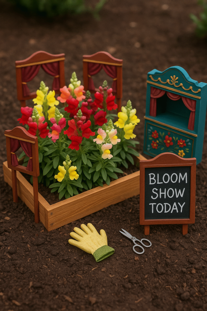 Snapdragons in a Puppet Garden