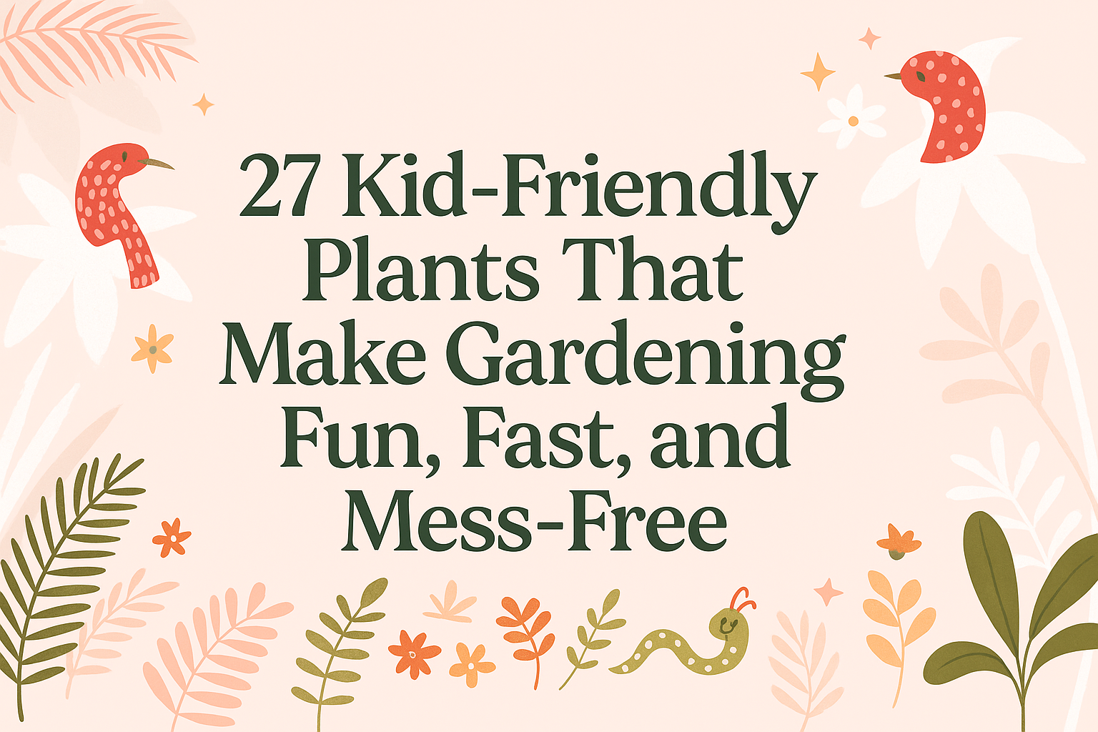 Plants for Kids to Grow