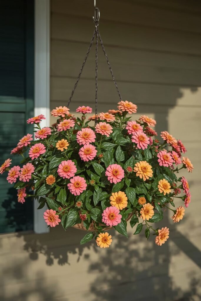 Lantana in Hanging Baskets