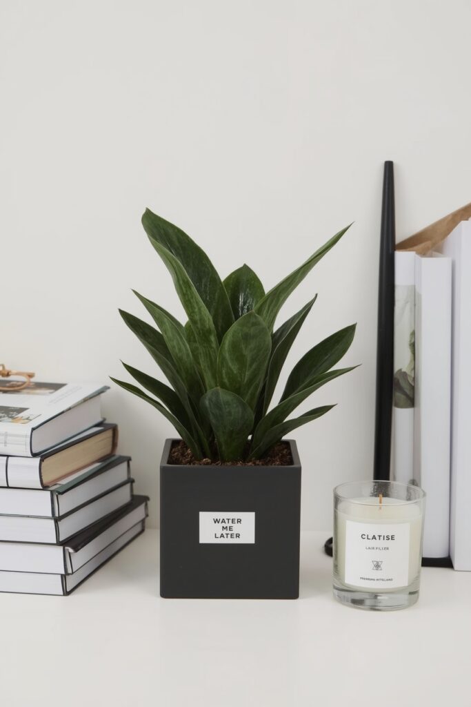 ZZ Plant (air-filtering tough plant)