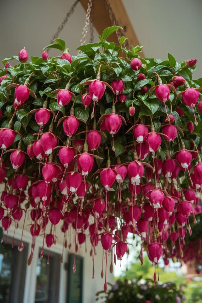 Fuchsia in Hanging Pots