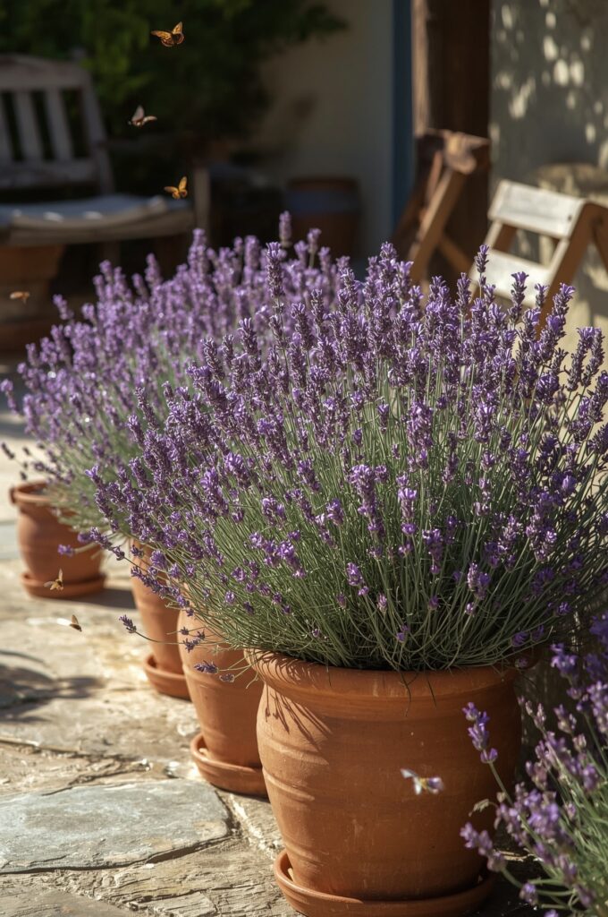 Lavender Pots for a Fragrant Patio