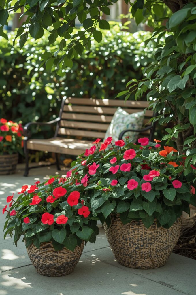 Begonias for Shaded Seating Areas