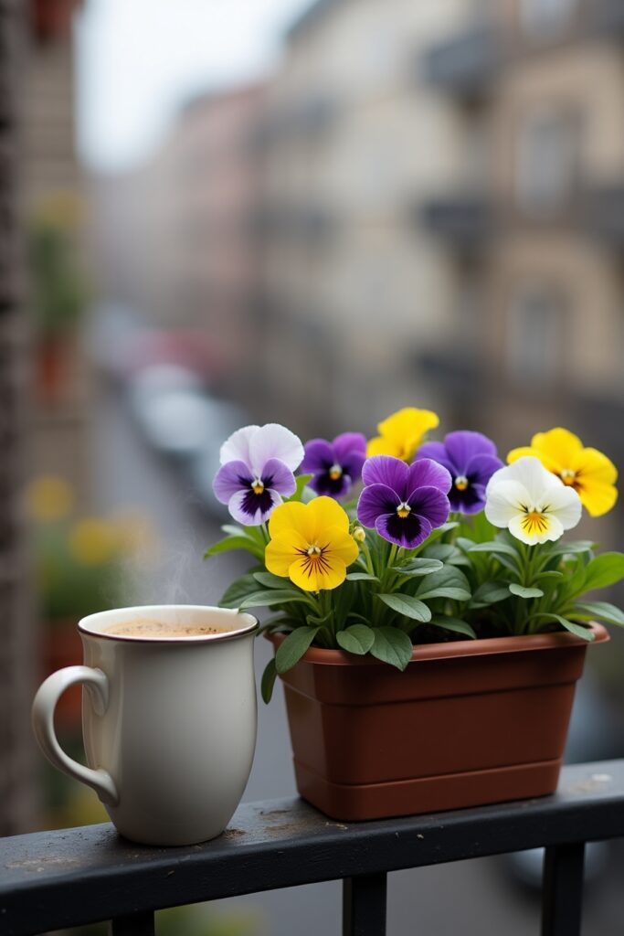 Early Spring Pansies