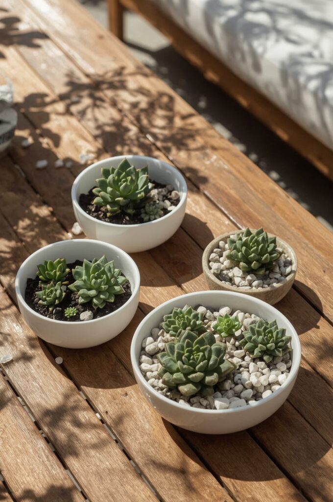 Mixed Succulent Dish Gardens