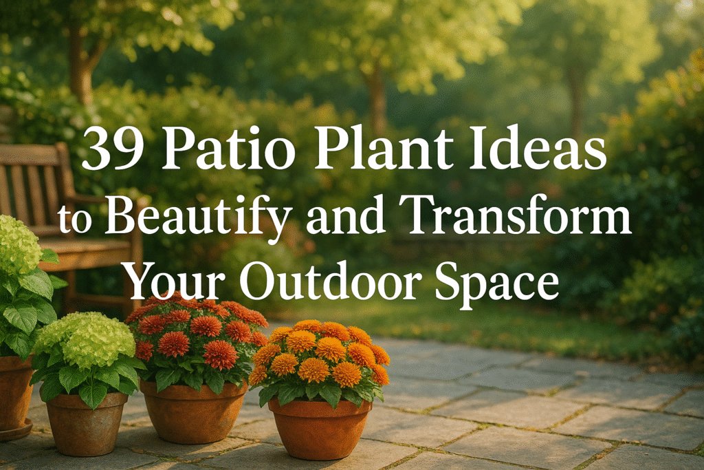 39 Patio Plant Ideas to Beautify and Transform Your Outdoor Space