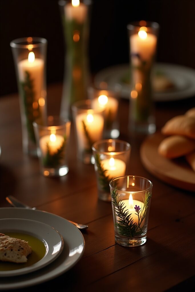 Herb-Infused Candle Holders