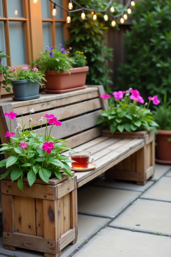 Container Garden Bench