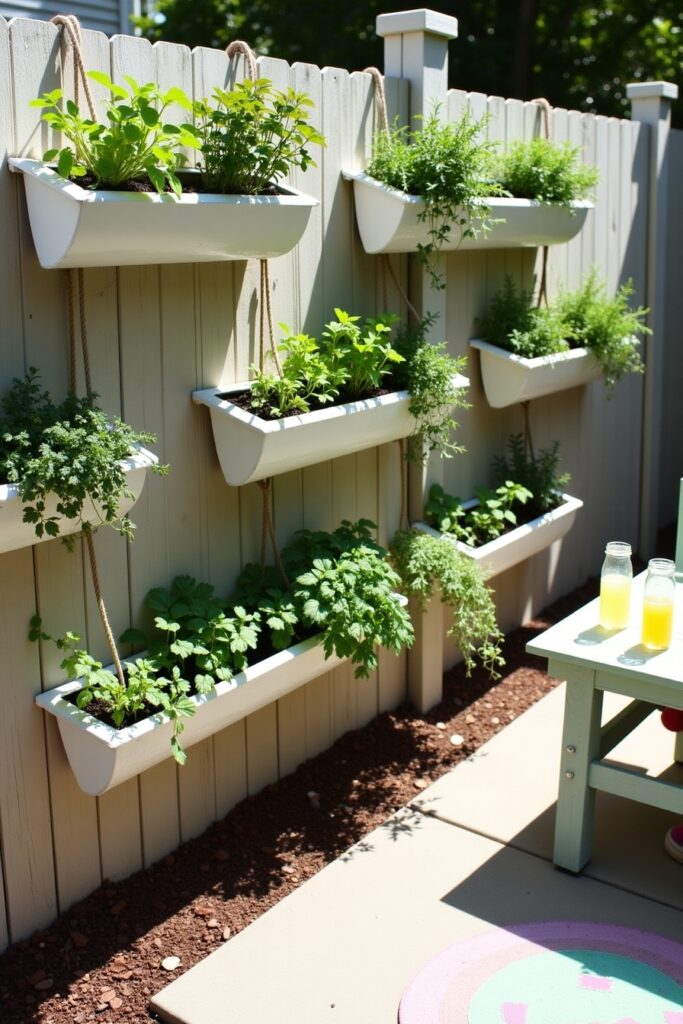 Hanging Gutter Garden
