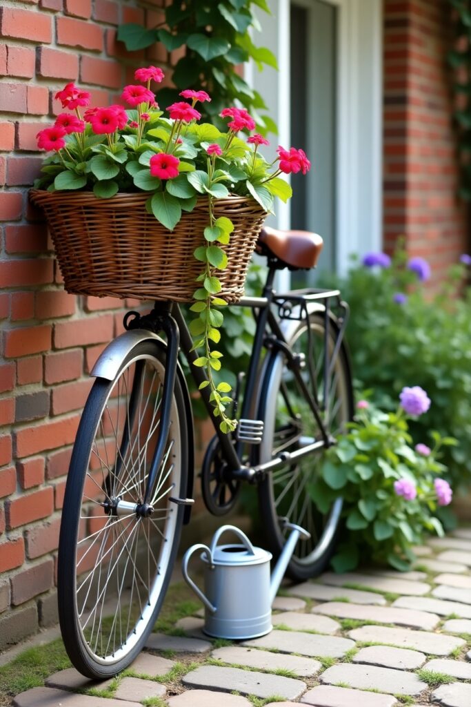 Bicycle Basket Planter