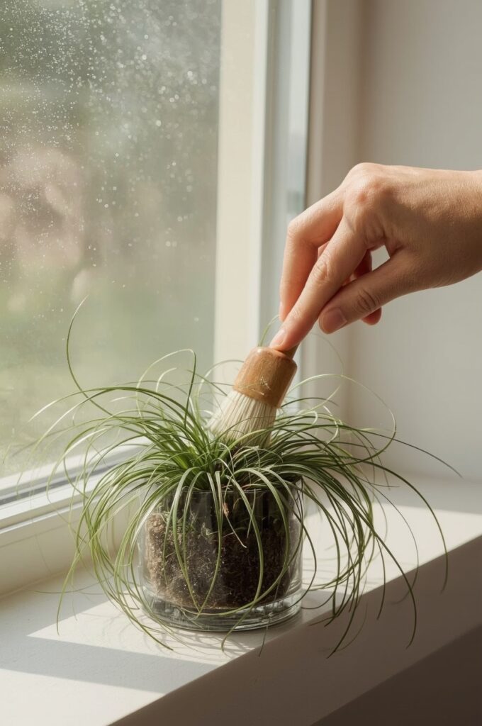 Clean Air Plants Regularly to Remove Dust