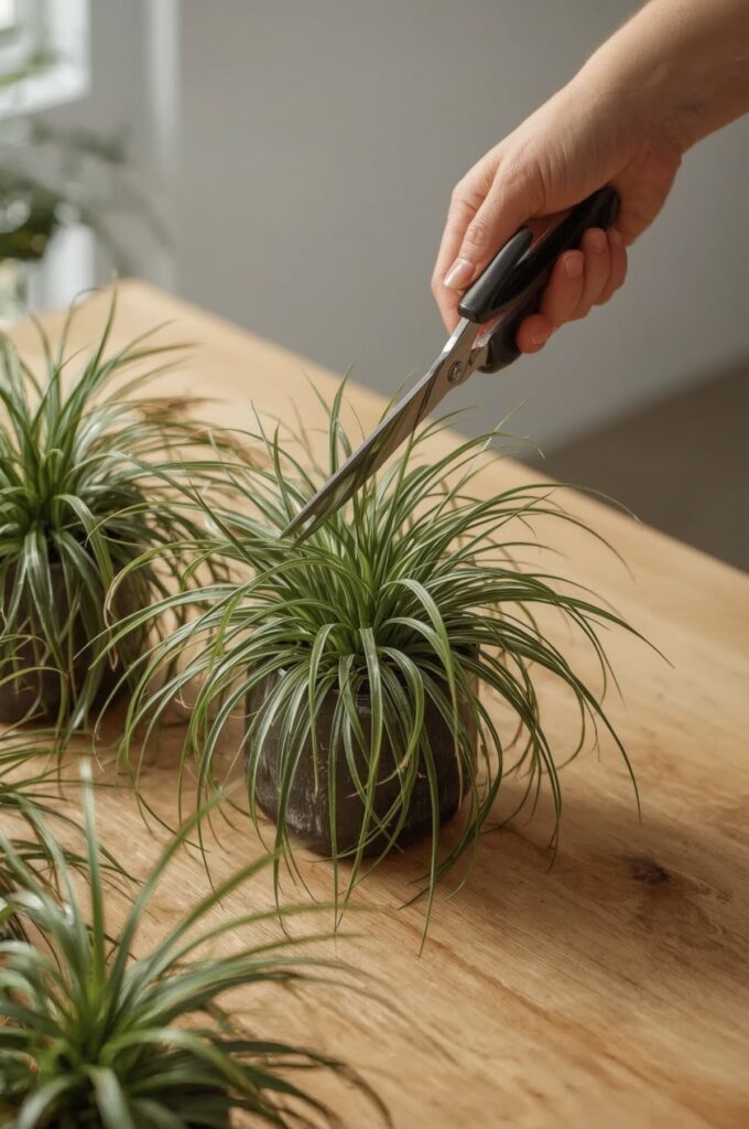 Prune Air Plants to Maintain Shape