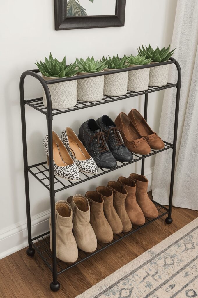 Shoe Rack Plant Decor
