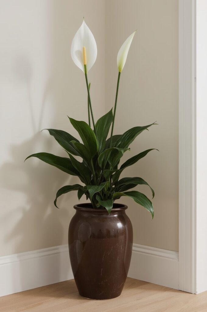 Low-Light Peace Lily