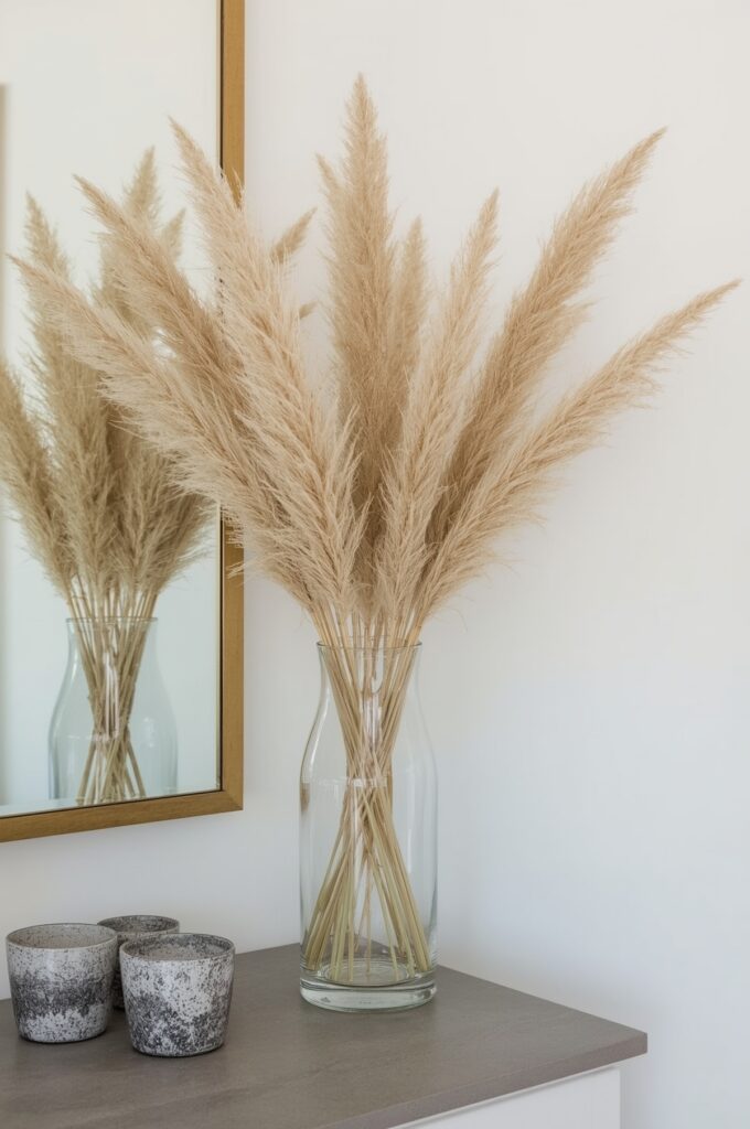 Pampas Grass Vase