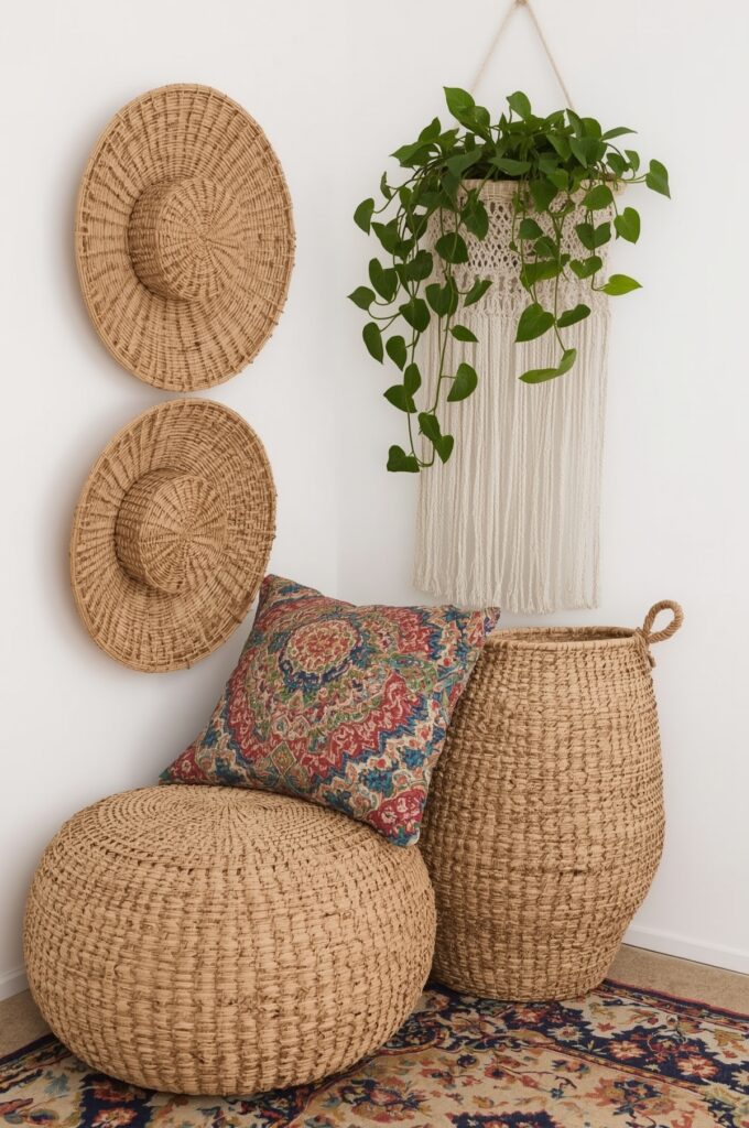 Boho Woven Corner