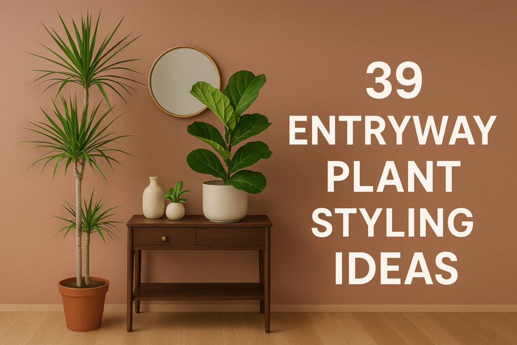 39 Entryway Plant Styling Ideas