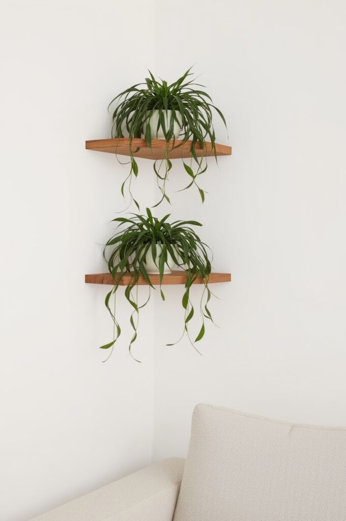 Floating Plant Shelves