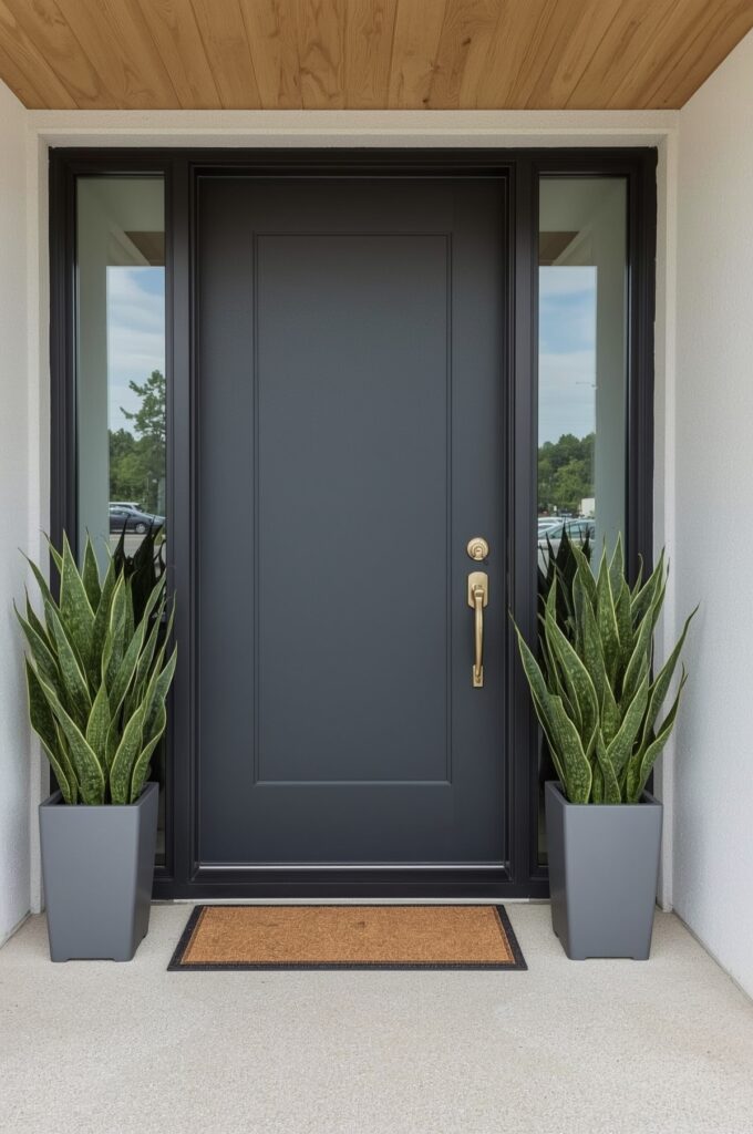 Modern Snake Plant Pair