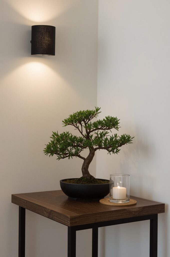 Minimalist Bonsai Display
