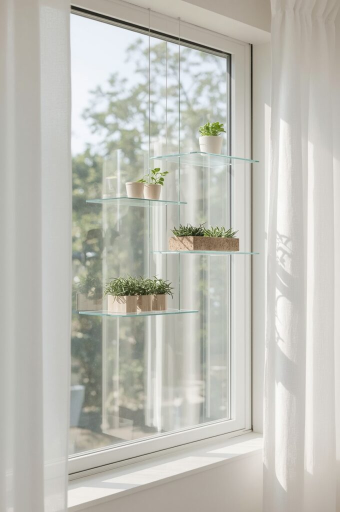 Floating Glass Shelves