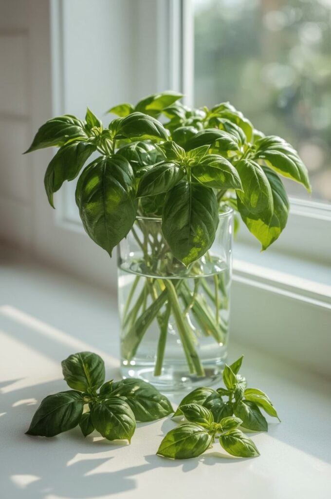 Basil Kitchen Cuttings