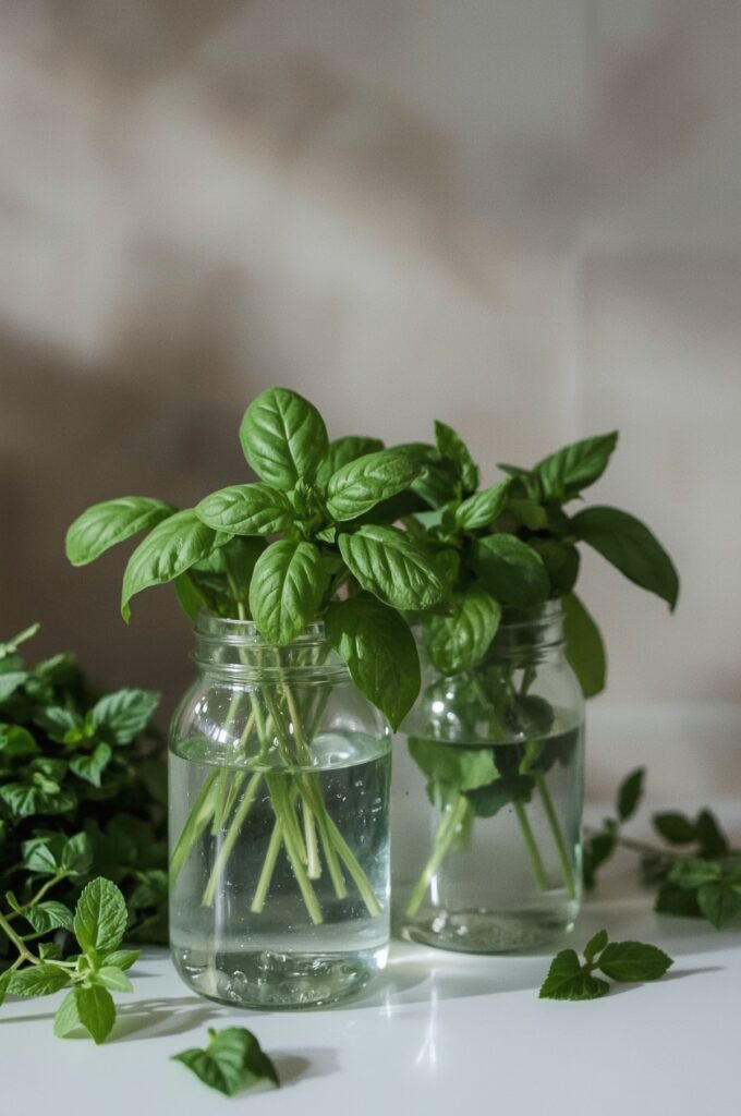 Herb Cuttings from Kitchen