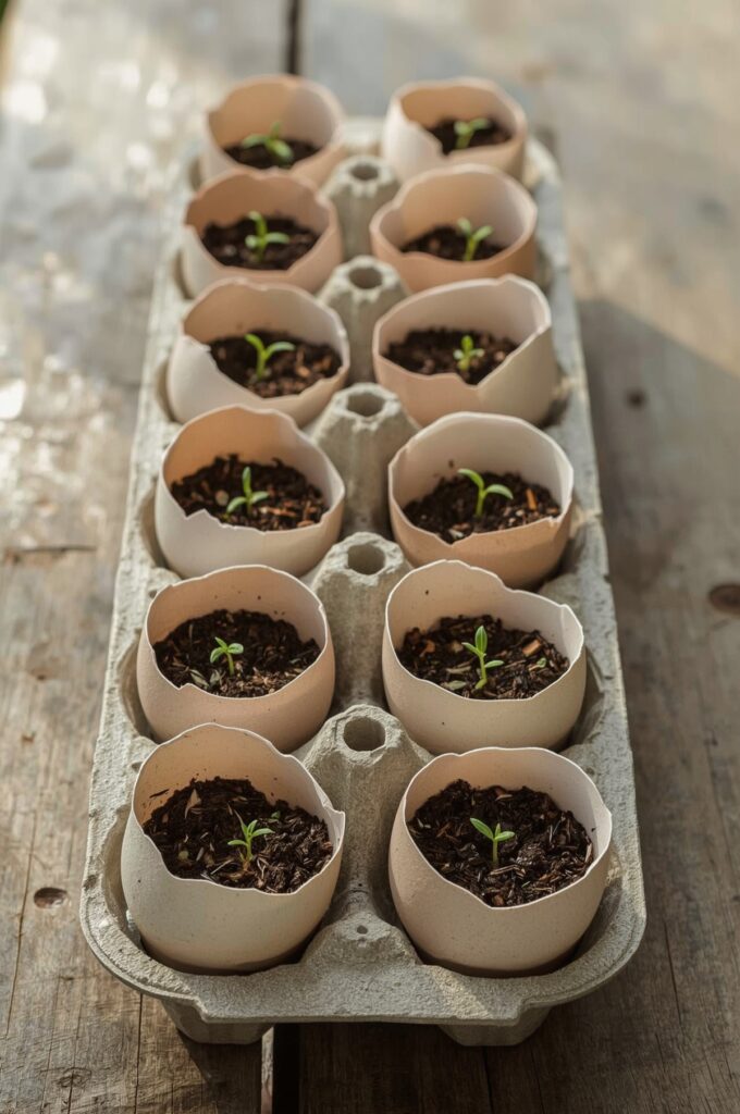Eggshell Mini Pots