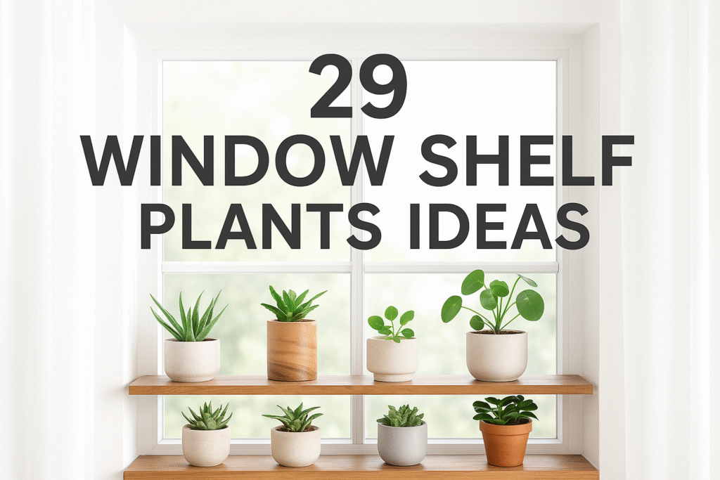 29 Window Shelf Plants Ideas