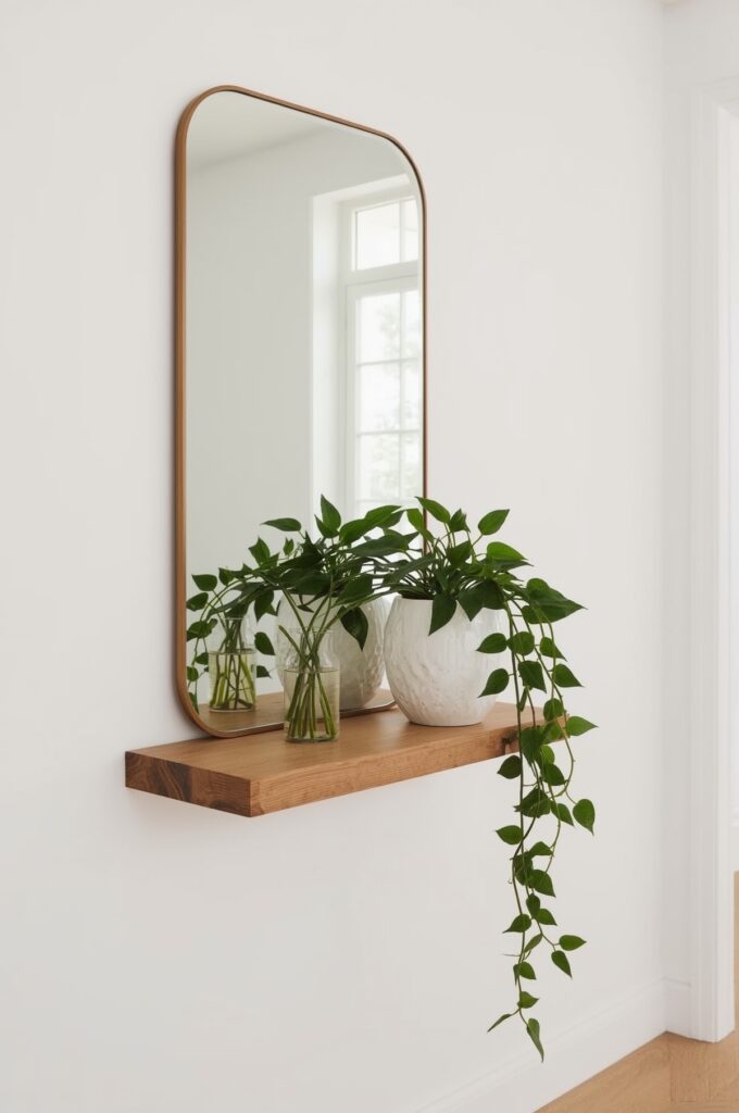 Mirrored Shelf Garden