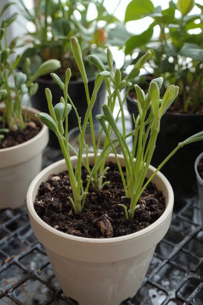 Stem Cuttings in Soil