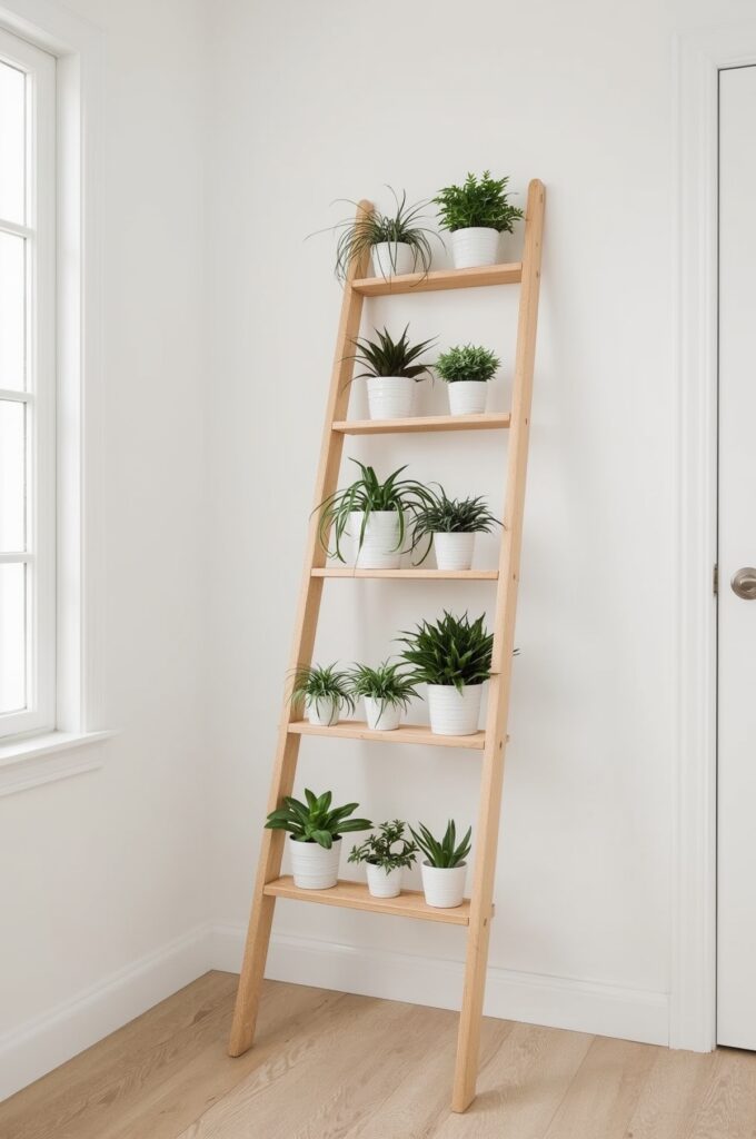 Ladder Shelf Plants