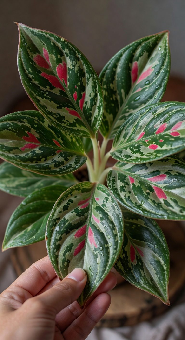 colorful indoor plant care
