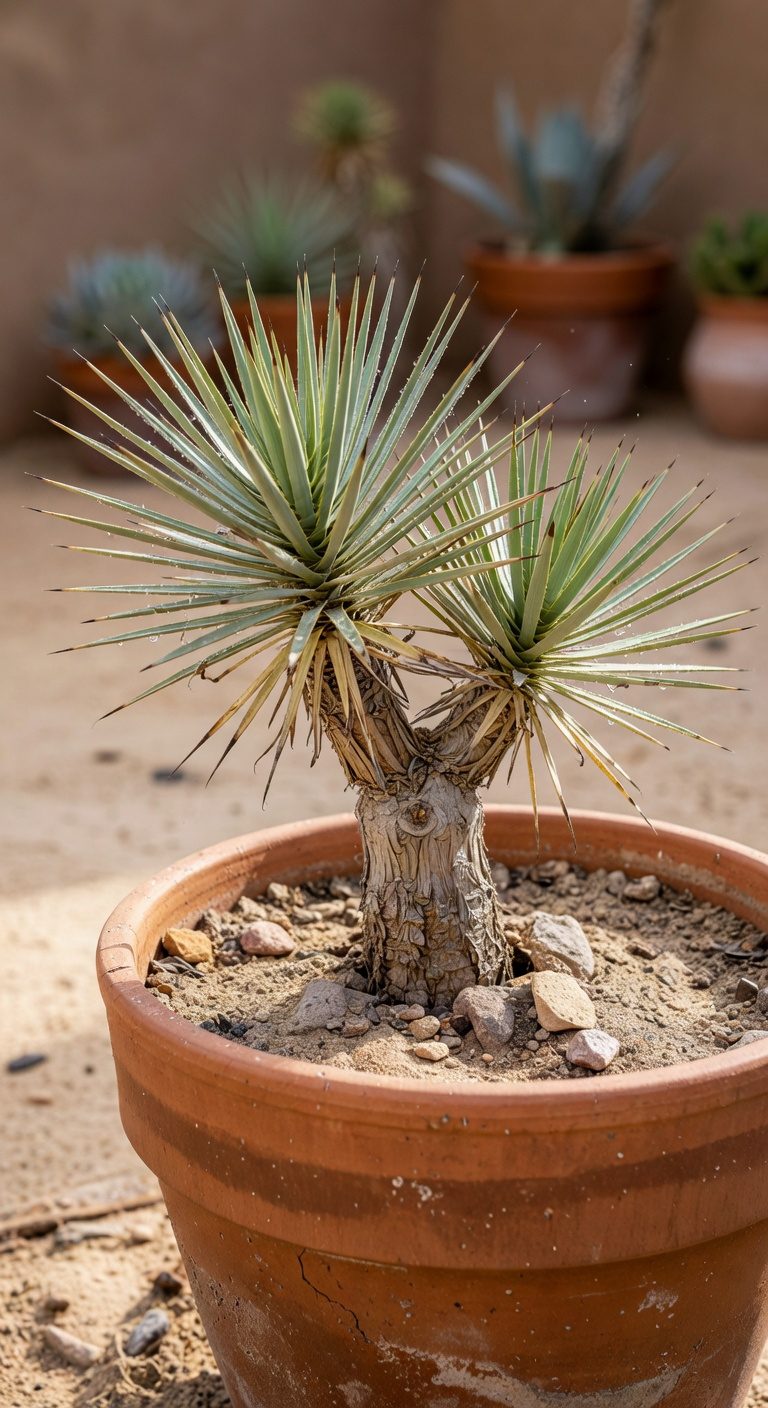 container joshua tree care