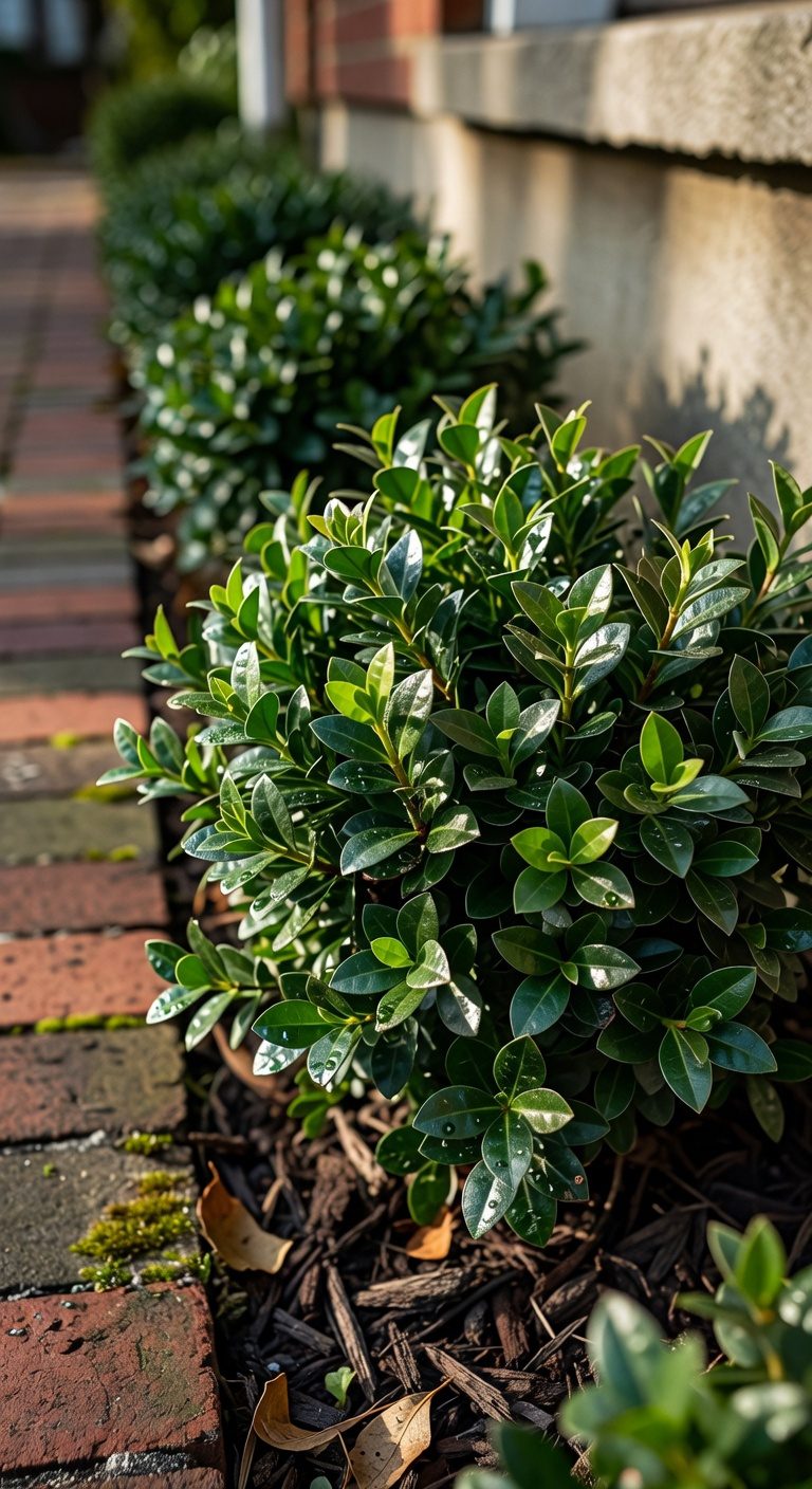 dwarf boxwood for landscaping