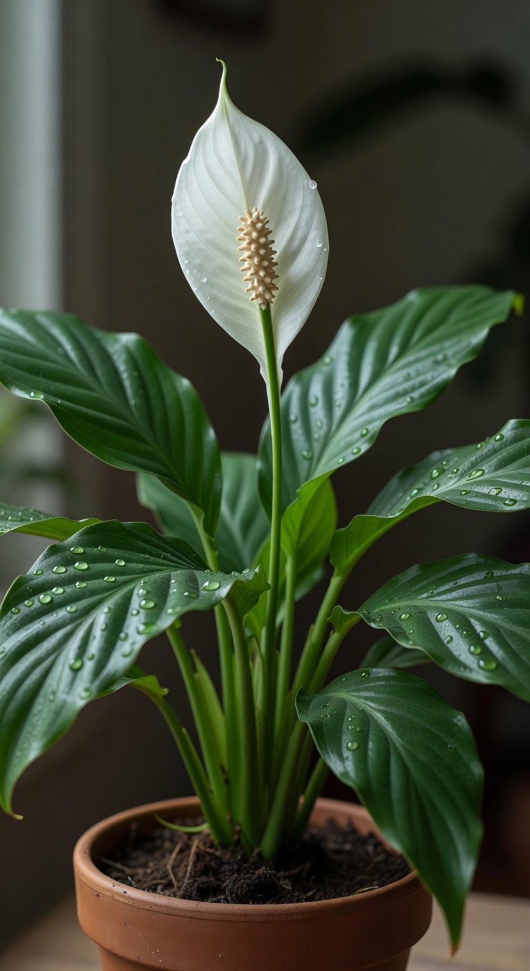 elegant low light indoor plant