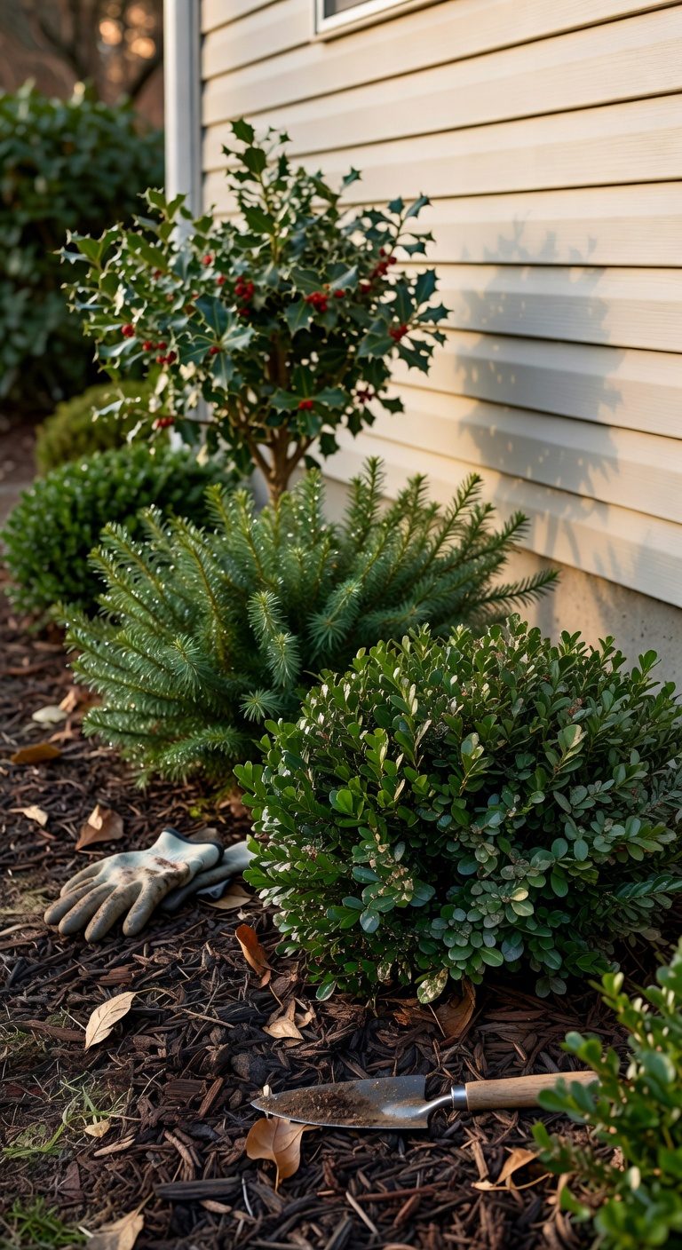 low maintenance foundation shrubs