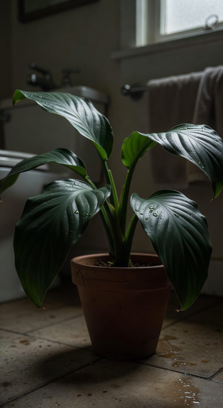 resilient low light bathroom plant