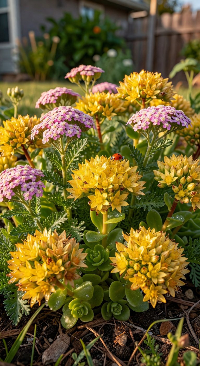 sedum and yarrow partnership