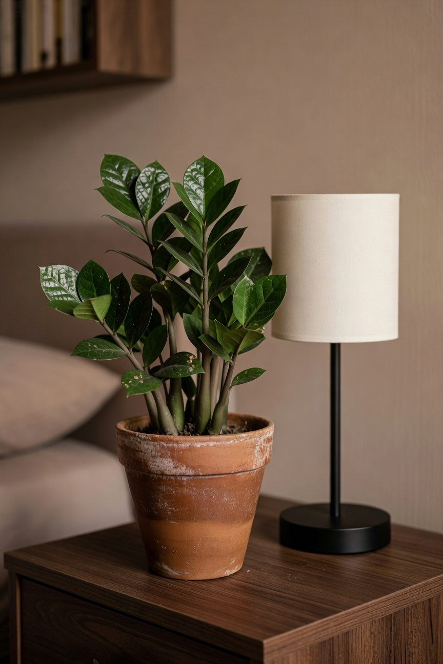 ideal nighttime bedroom plant