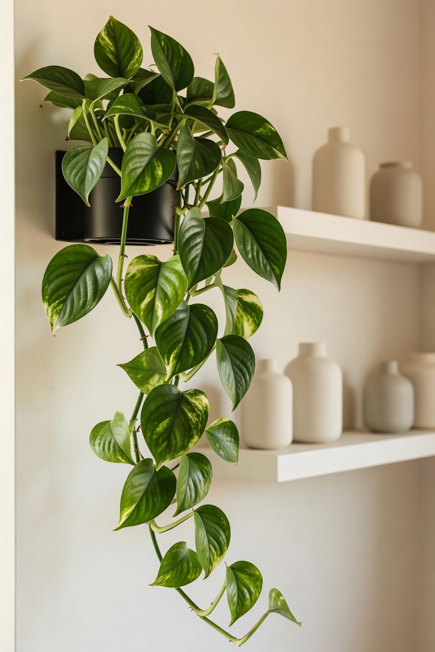 soil free modern hanging decor