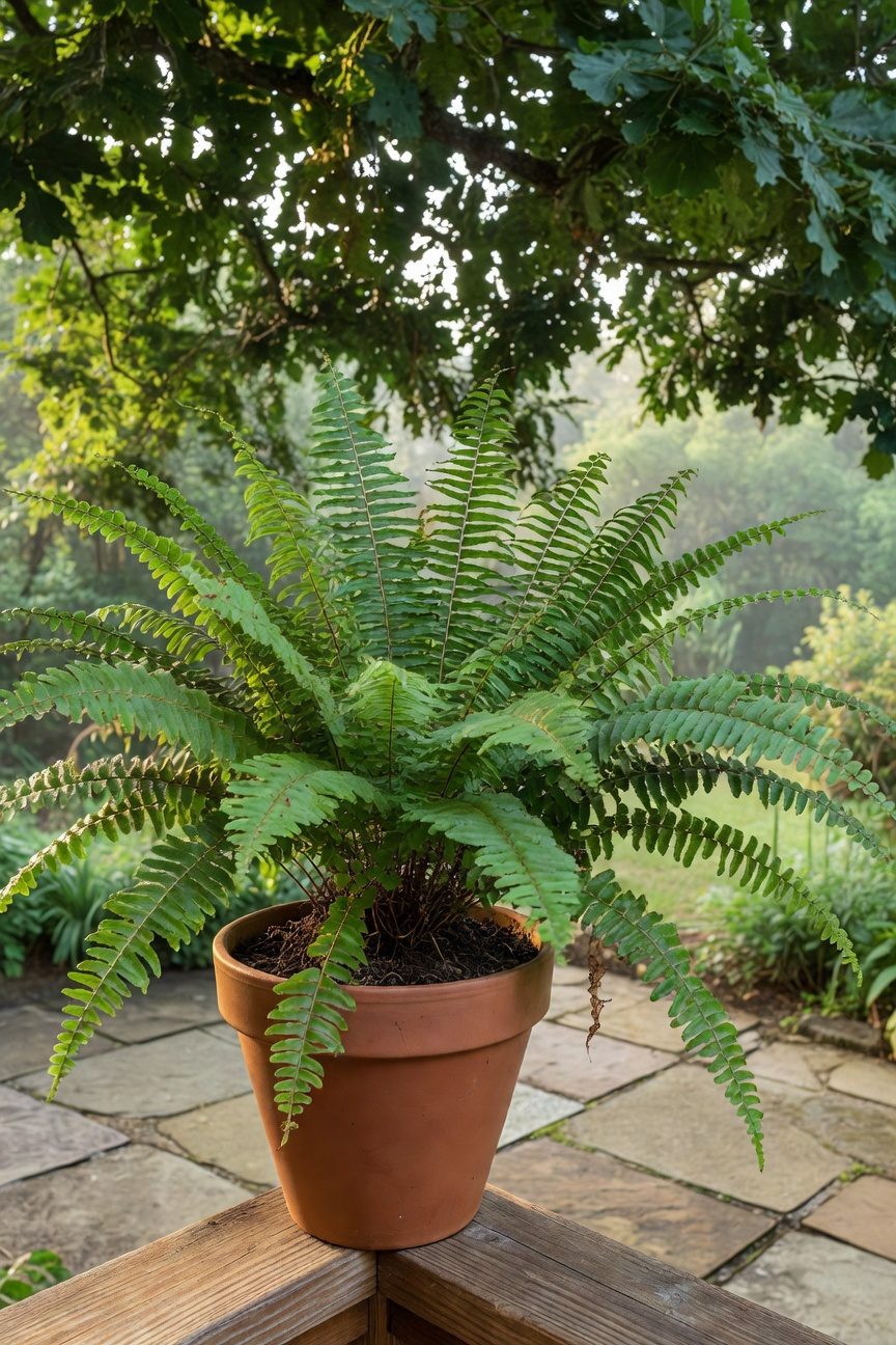 ferns thrive in moist shade
