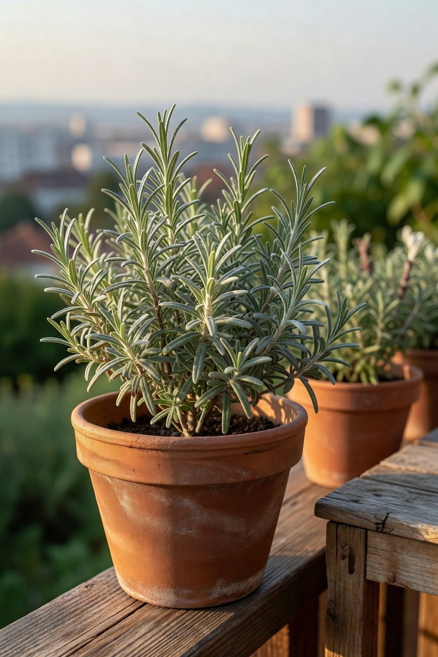 lush fragrant outdoor herbs