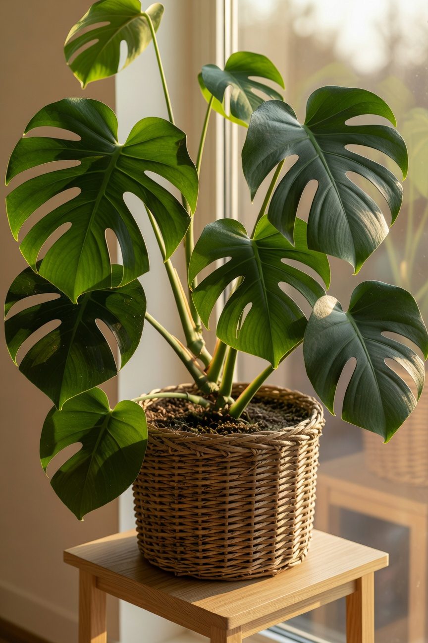 tall and trailing greenery