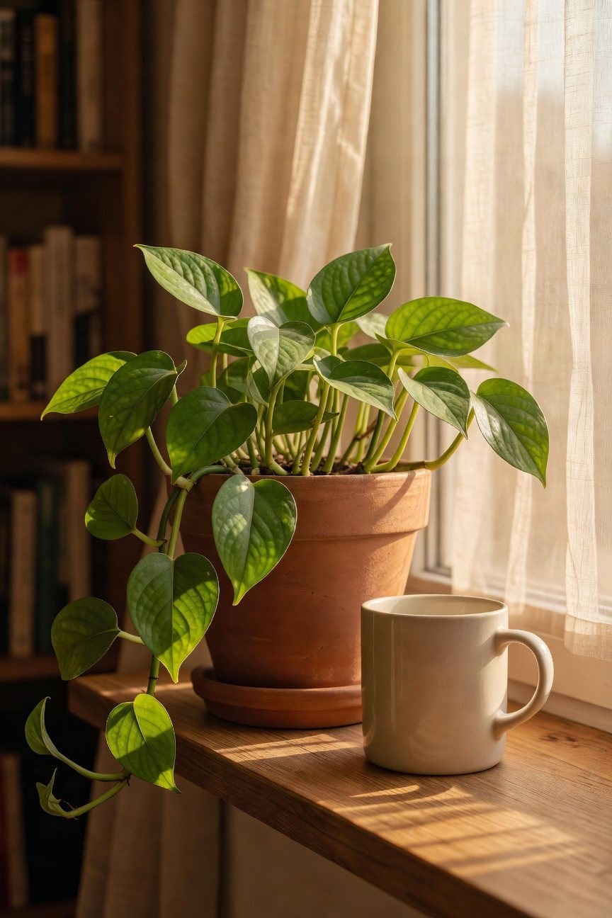 watering dracaena with saucers
