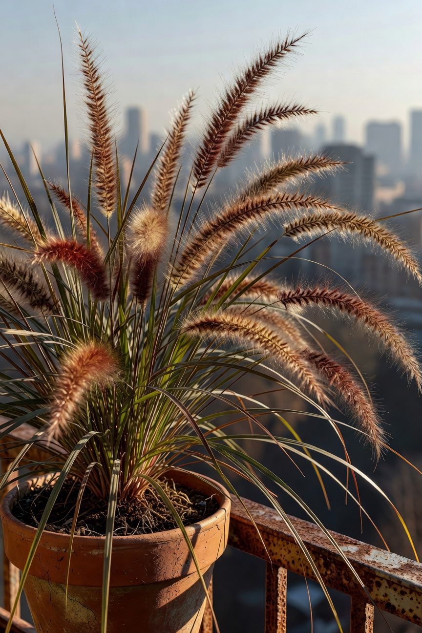 winter ornamental grasses flourish