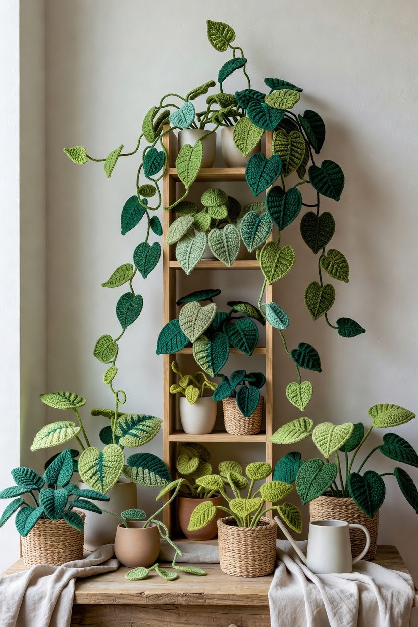 add textured leaf details