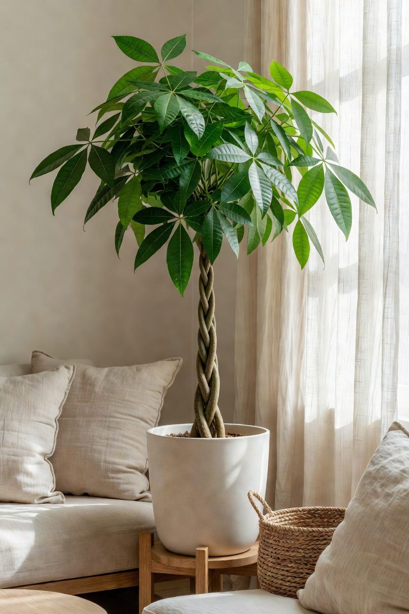 braided prosperous indoor plant