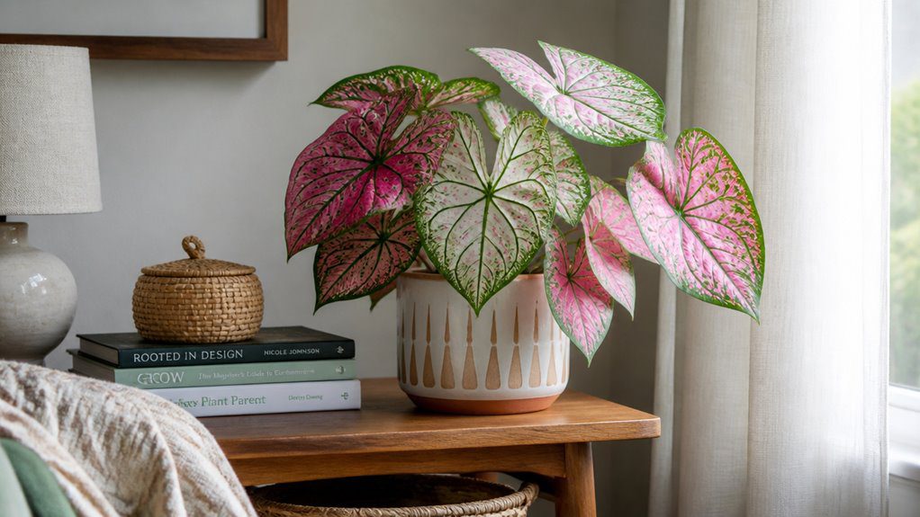 bright shaded colorful foliage
