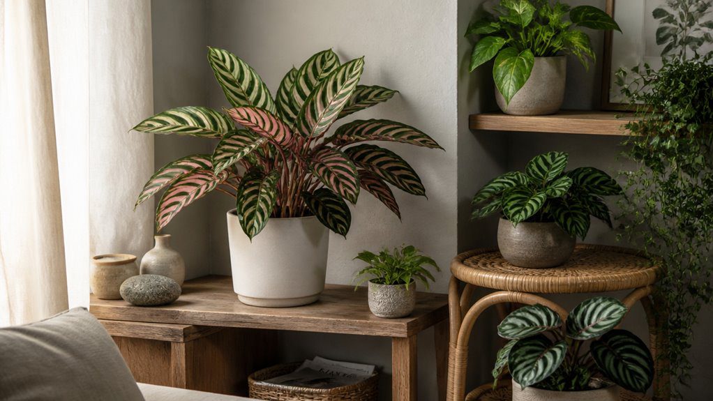 colorful low light plant options